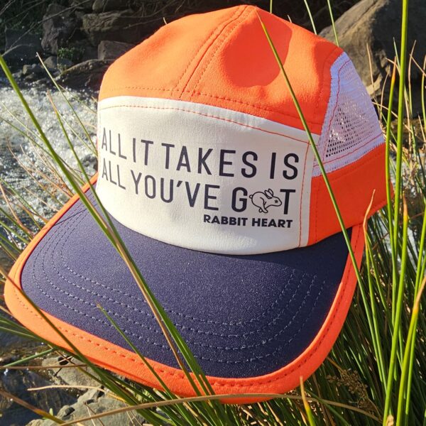 Orange & Navy Running Cap